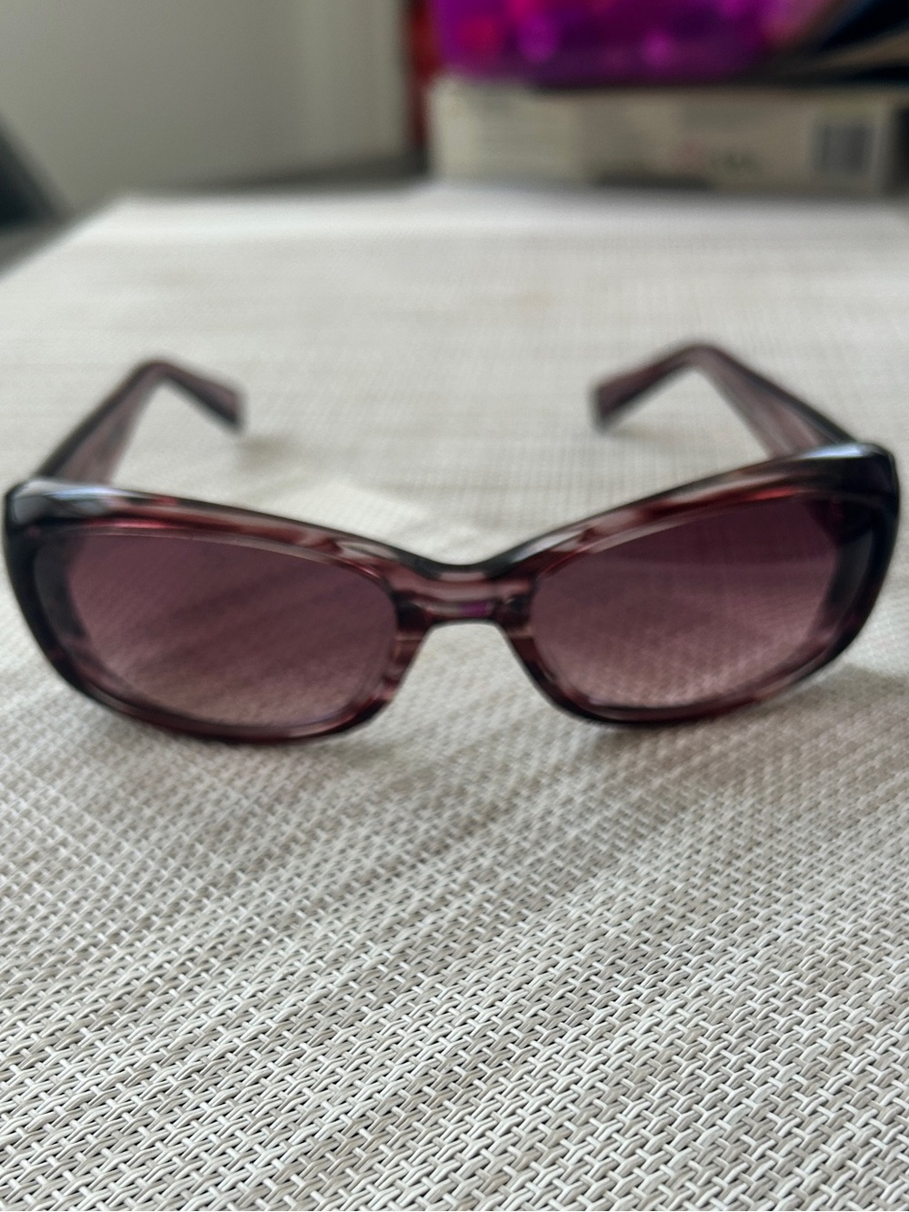 Oliver Peoples Phoebe Oval Frame Red Brown sunglasses 53 17 125